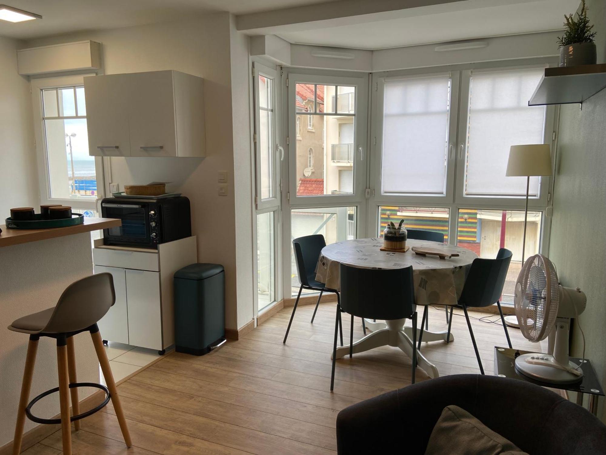 Le Bon Endroit En Bord De Mer, Vue Mer , Parking Et Wifi Wimereux Exteriör bild