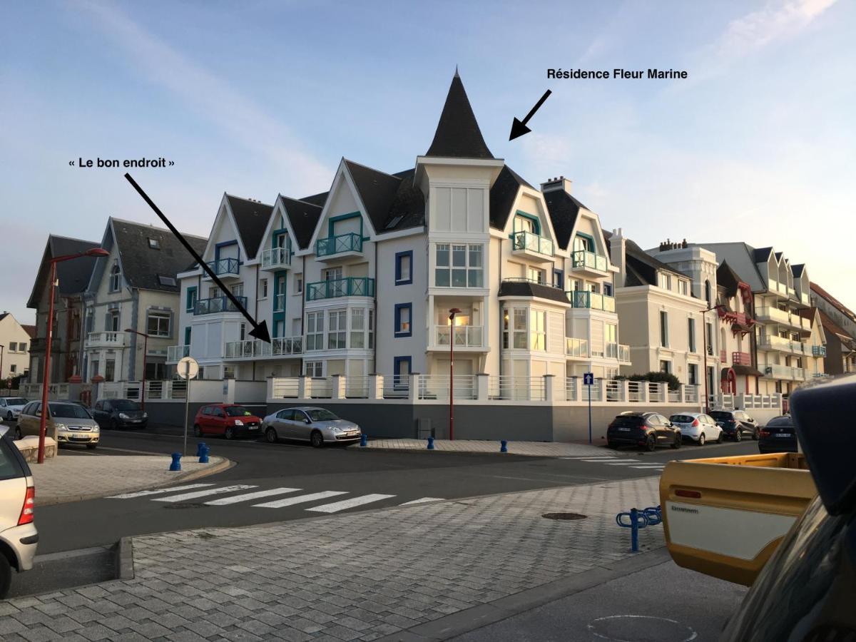 Le Bon Endroit En Bord De Mer, Vue Mer , Parking Et Wifi Wimereux Exteriör bild
